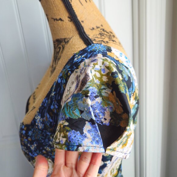 Free People Floral Maxi Dress La Fleur Size 4 - Picture 8 of 14